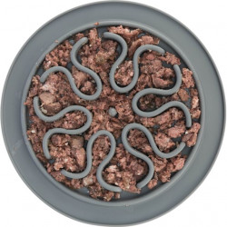 Slow Feeding Futtermatte, TPE ø 24 cm grau