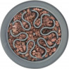Slow Feeding Futtermatte, TPE ø 24 cm grau