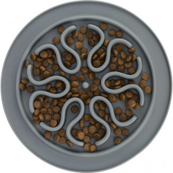 Slow Feeding Futtermatte, TPE ø 24 cm grau
