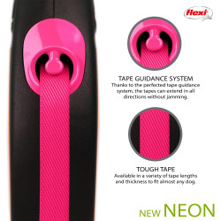 Flexi NEW NEON Gurt pink