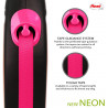 Flexi NEW NEON Gurt pink