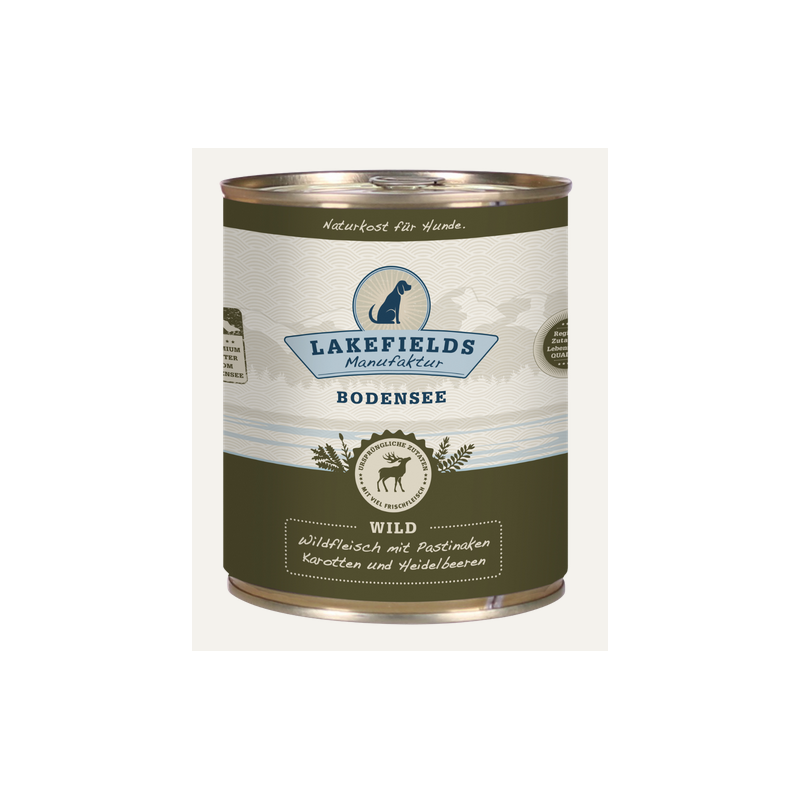 LAKEFIELDS Nassfutter Wild mit Pastinake, Karotten und Heidelbeeren