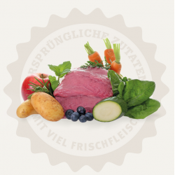 LAKEFIELDS Nassfutter Lamm mit Kartoffeln, Blattspinat und Kräutern