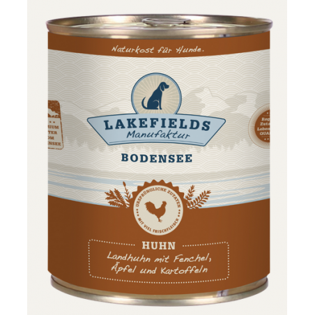 LAKEFIELDS Nassfutter Landhuhn mit Fenchel, Äpfeln und Kartoffeln