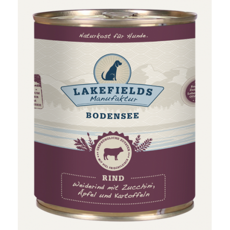 LAKEFIELDS Nassfutter Weiderind mit Zucchini, Äpfeln und Karotten