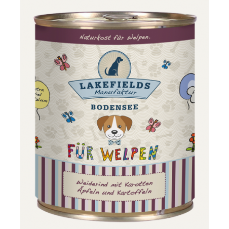 LAKEFIELDS Dosenfleisch-Menü Rind für Welpen