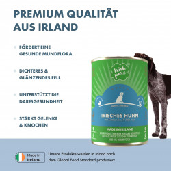 Irish Pure - JUNIOR Nassfutter Huhn Gemüse & Kelp-Alge