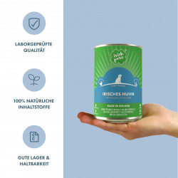 Irish Pure - JUNIOR Nassfutter Huhn Gemüse & Kelp-Alge