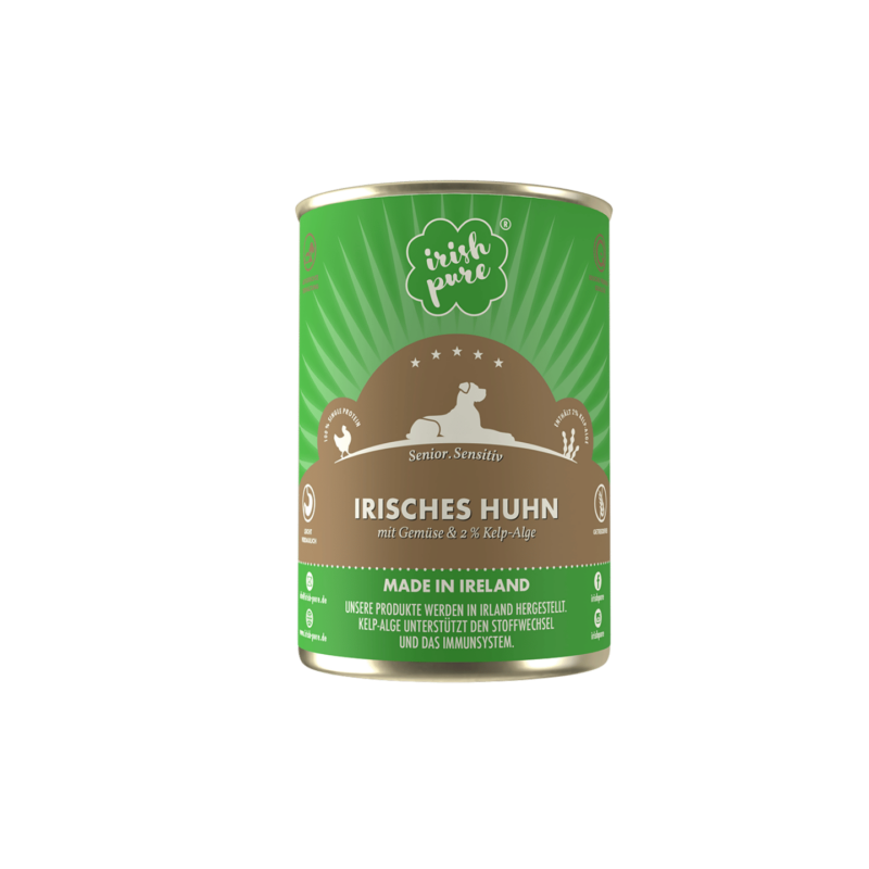 Irish Pure - SENIOR Nassfutter Huhn Gemüse & Kelp-Alge