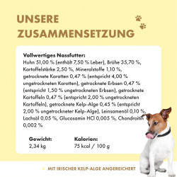 Irish Pure - SENIOR Nassfutter Huhn Gemüse & Kelp-Alge