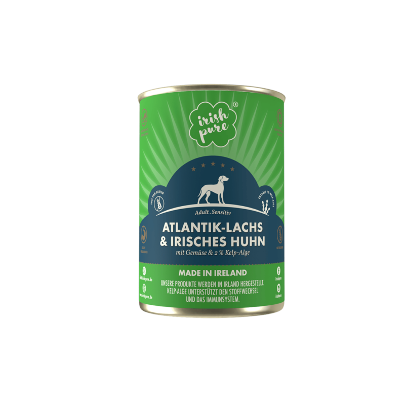 Irish Pure - Nassfutter Atlantik-Lachs mit Gemüse & Kelp-Alge