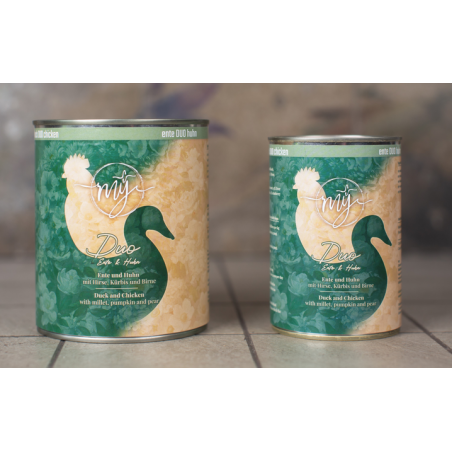 P&P mÿ Duo Ente & Huhn mit Hirse, Kürbis und Birne