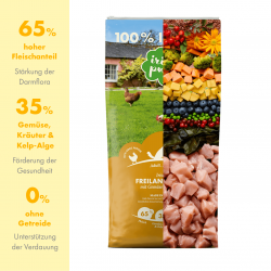 Angebot !!! Sortimentsaufgabe - Trockenfutter - Huhn mit Gemüse & Kelp-Alge, Adult