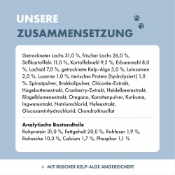 Angebot !!! Sortimentsaufgabe - Trockenfutter - Lachs mit Gemüse & Kelp-Alge, Adult