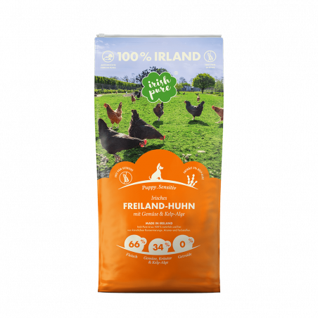 Angebot !!! Sortimentsaufgabe - Trockenfutter Huhn mit Gemüse & Kelp-Alge, Puppy