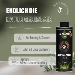 Alpha-Zegg Futteröl 250ml Alphazoo