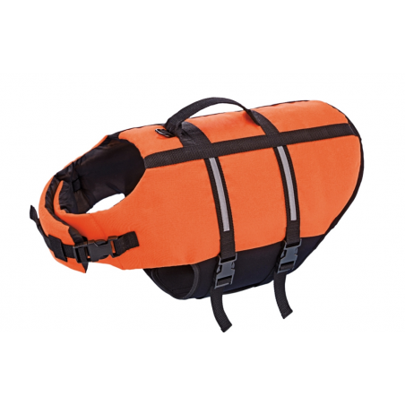 Hunde Schwimmhilfe -neon orange-
