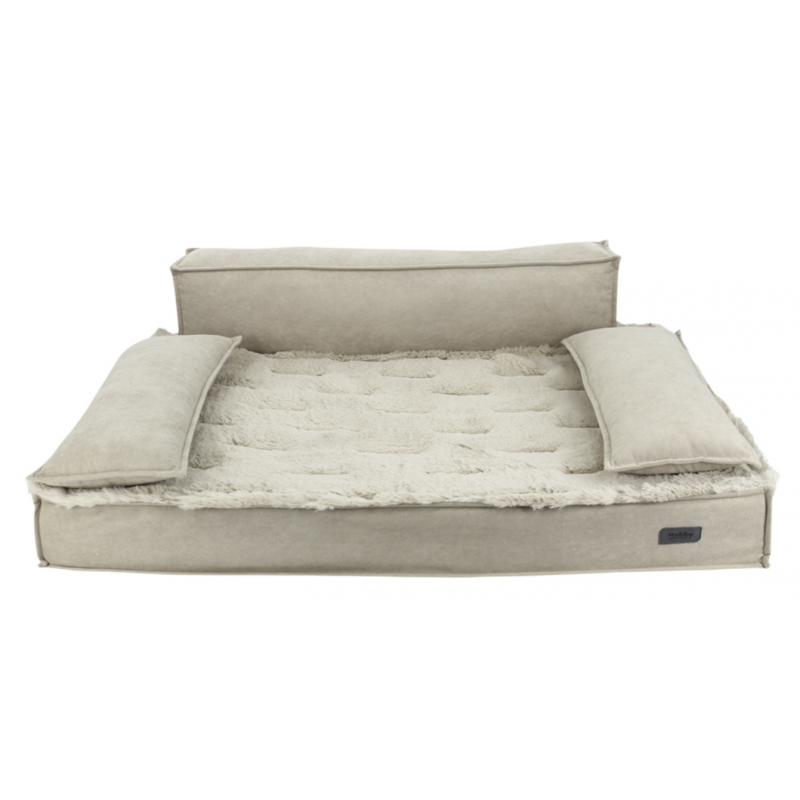 Orthopädisches Sofa eckig "NUKA" beige 92 x 65 x 10 cm