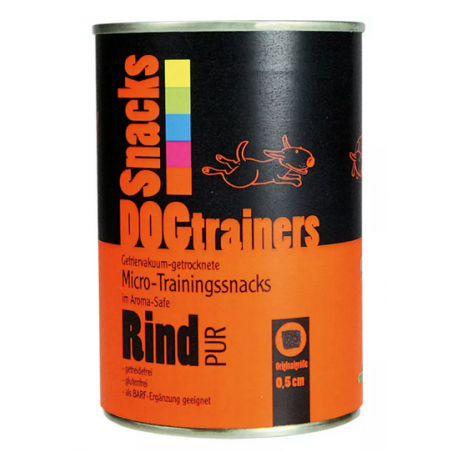 DOGTRAINERS Rind PUR Microtrainingssnack 160g