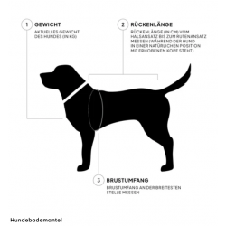 Cloud7 Hundebademantel Föhr Caramel