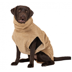 Lill´s Hundebademantel Sand Gr.S - 50cm Einzelstück