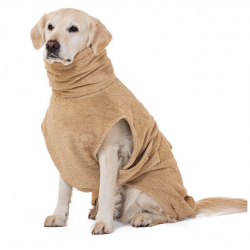 Lill´s Hundebademantel Sand Gr.S - 50cm Einzelstück