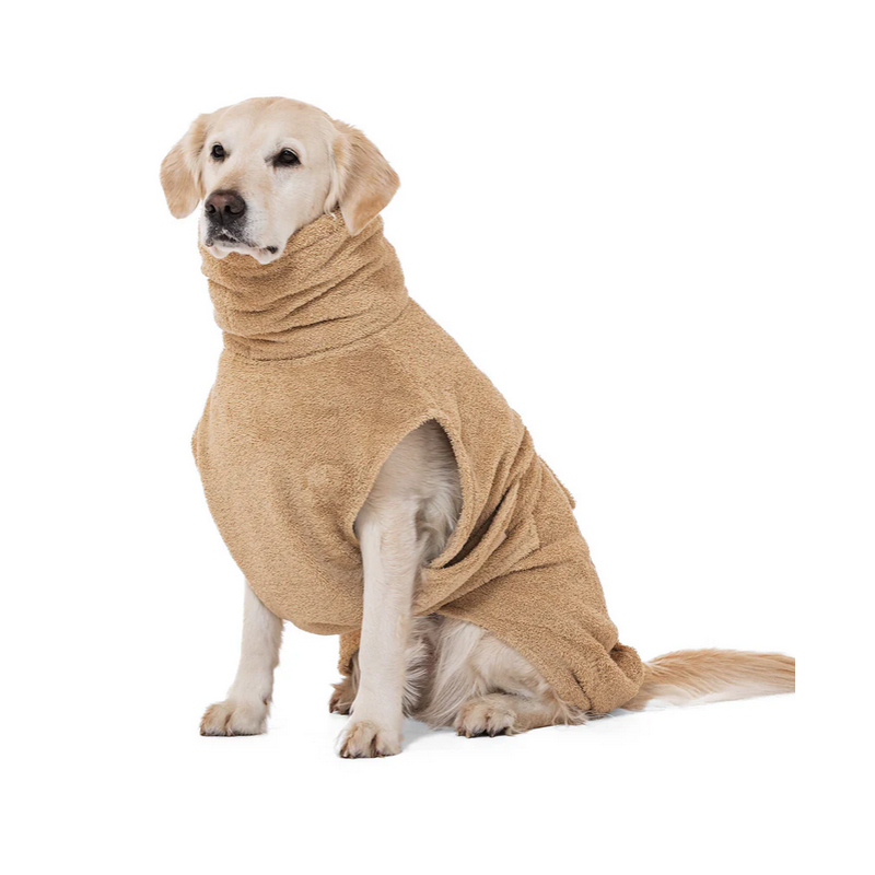 Lill´s Hundebademantel Sand Gr.S - 50cm Einzelstück