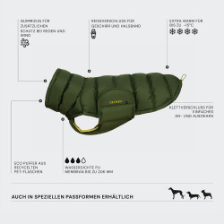Cloud7 Hundemantel Alaska olive