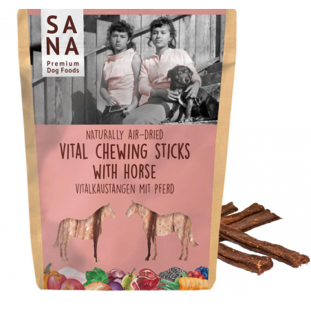 SANADOG Vitalkaustangen Fleisch (Pferd)150g