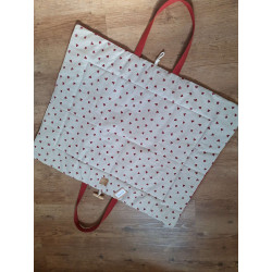 Hunde Reise-/Restaurantdecke Herz 80x65 cm Handmade with Love