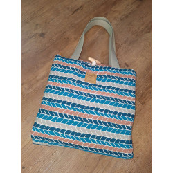 Hunde Reise-/Restaurantdecke Fischgrat 90x65 cm Handmade with Love