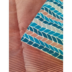 Hunde Reise-/Restaurantdecke Fischgrat 90x65 cm Handmade with Love