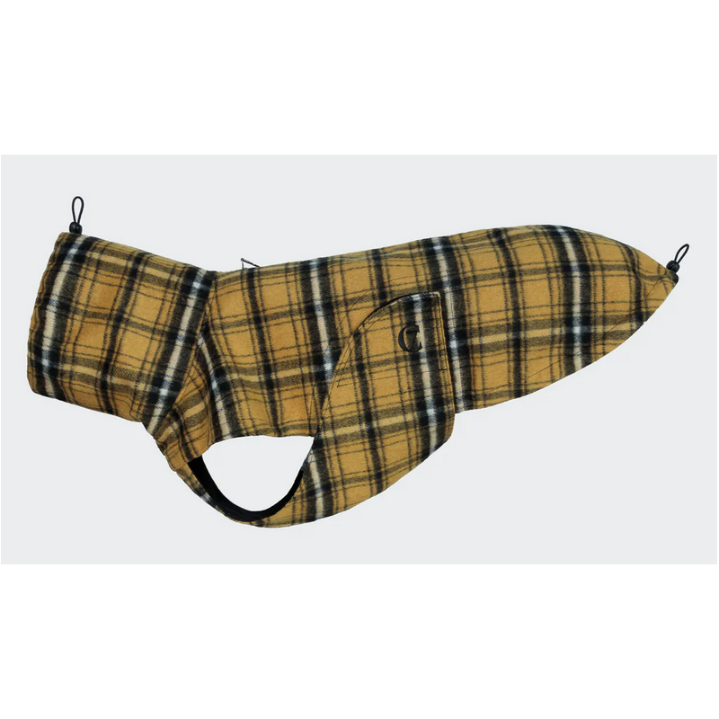 Cloud7 Hundemantel Glasgow Plaid Yellow