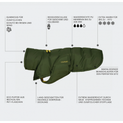 Cloud7 Hundemantel Everest PRO Olive