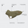 Cloud7 Hundemantel Yukon Teddy Khaki