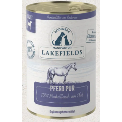 Lakefields® Nassfutter Pferd PUR 100% Fleisch vom Pferd