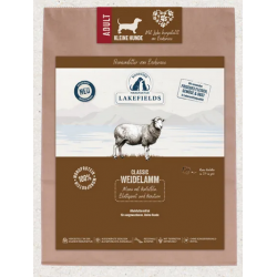 Lakefields® Trockenfutter-Menü Lamm Für ausgewachsene, kleine Hunde (Adult) 1kg