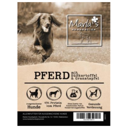 Pferd mit Süßkartoffel & Granatapfel (getreidefrei)