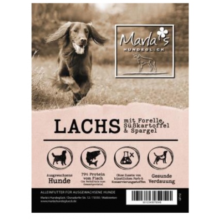 Lachs mit Forelle, Süßkartoffel & Spargel (getreidefrei)