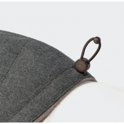 Cloud7 Hundemantel Brooklyn light Graphit