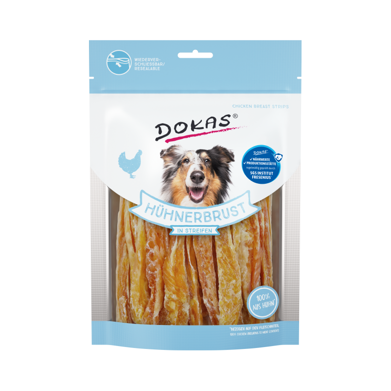 Dokas Hühnerbrust in Streifen  250 g