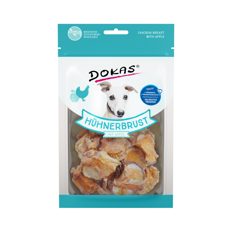Dokas Hühnerbrust mit Apfel 70g
