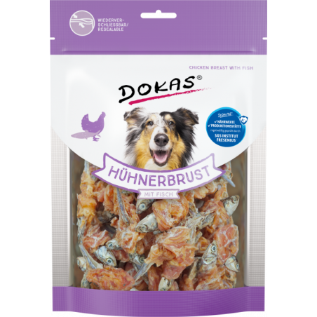 Dokas Hühnerbrust mit Fisch 220g