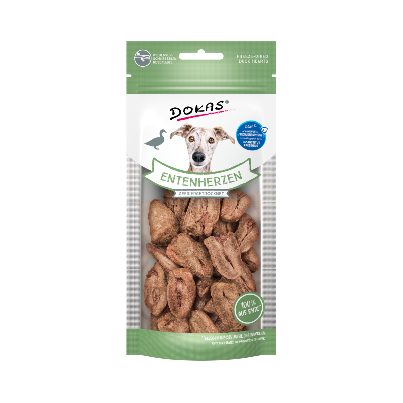 Dokas Entenherzen gefriergetrocknet 22g