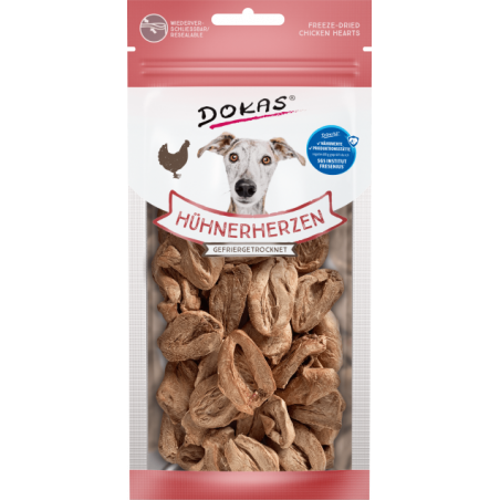 Dokas Hühnerherzen gefriergetrocknet 22g
