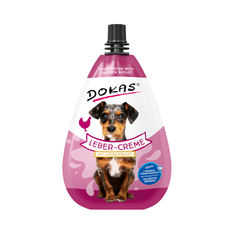 Dokas  Leber-Creme mit Hühnerbrust  85 g