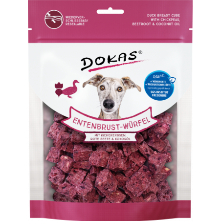 Dokas Entenbrust-Würfel mit Kichererbsen, Rote Beete & Kokosöl 150 g