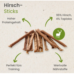 Hirsch-Sticks 250g