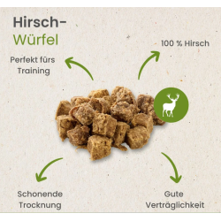 Hirsch-Würfel 250g