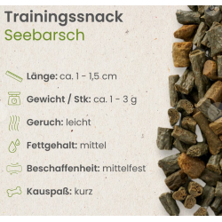 Seebarsch-Sticks-Trainingssnack 100g